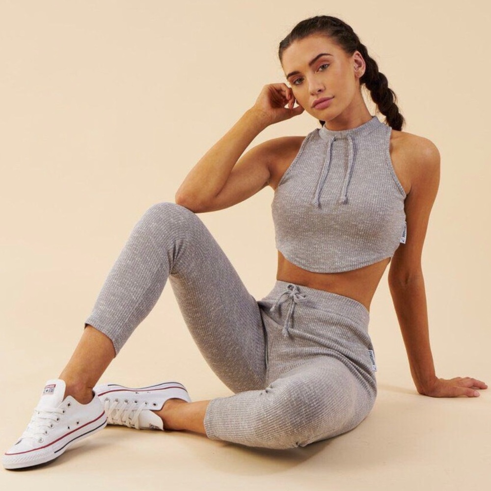 Gymshark Sloung Ribbed Cropped Tank